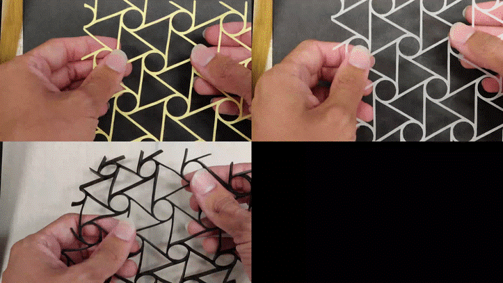 Hexa Chiral Lattice